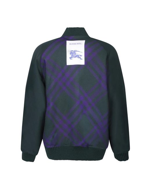 Burberry Jassen ,Groen ,Wol Groene Equestrian Jas Aw 23 in het Blue voor heren
