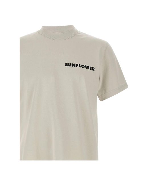 sunflower Graues blumen t-shirt und polo in Gray für Herren