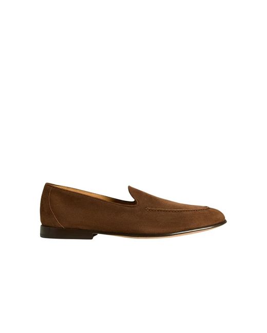 Kiton Suede Loafers in Brown für Herren