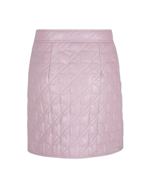 MSGM Pink Short Skirts