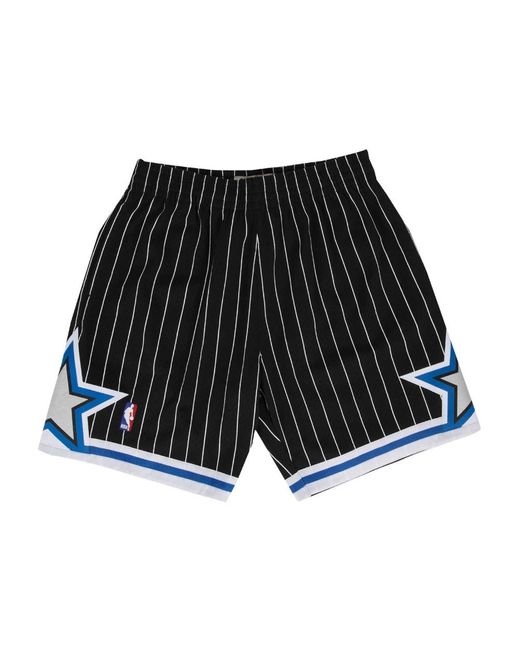 Mitchell & Ness Black Casual Shorts for men