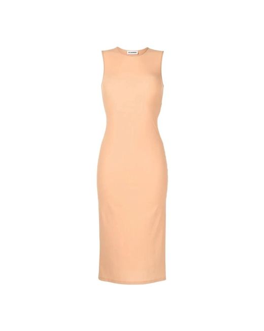 Midi Dresses Jil Sander de color Natural