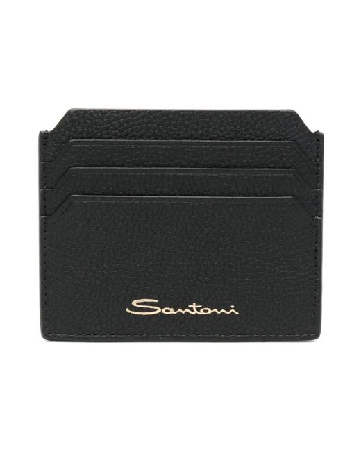 Wallets & Cardholders di Santoni in Black
