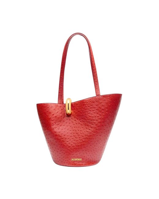 Jacquemus Rode Leren Pop Tas in het Red