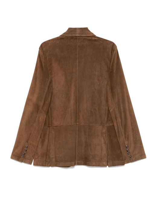 Barba Napoli Blazers in het Brown voor heren