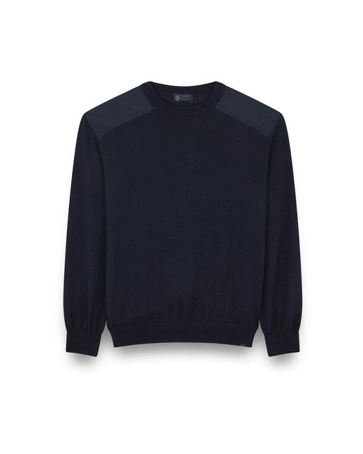 Paul & Shark Luxe Crewneck Sweater in het Blue voor heren