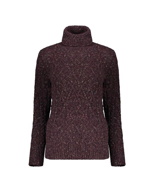 Moorer Purple Turtlenecks