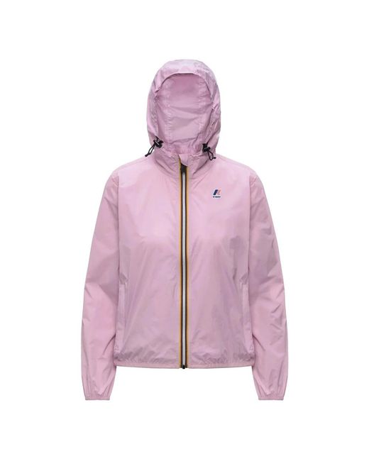 Rain Jackets K-Way de color Purple