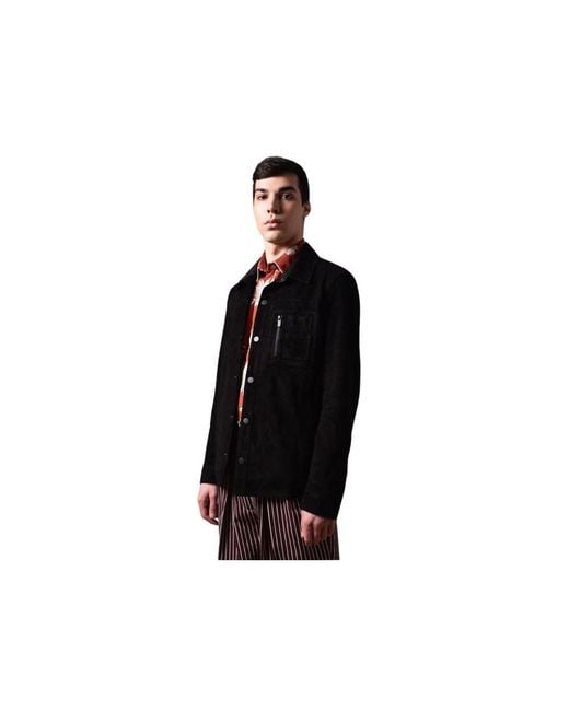 Light Jackets Poche Paris de hombre de color Black