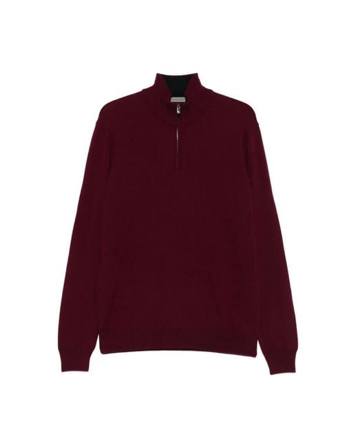 Turtlenecks Corneliani de hombre de color Purple