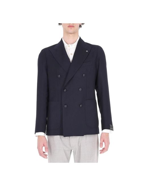 Tagliatore Blue Blazers for men