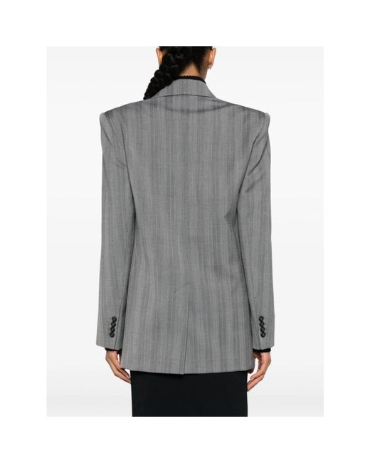 Sportmax Gray Blazers
