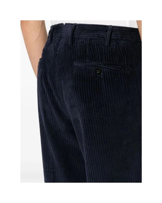 Incotex Blue Slim-Fit Trousers for men
