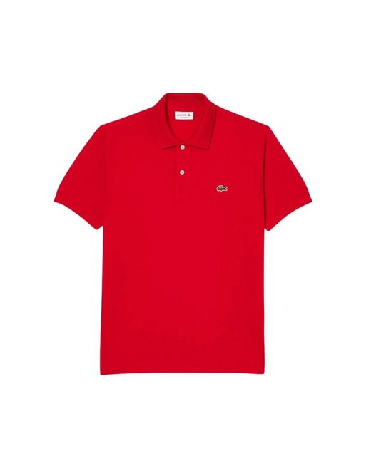 Lacoste Red Polo Shirts for men