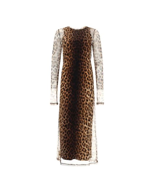 Sportmax Bi-Material Stretch Top in het Brown