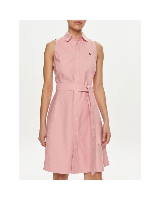 Dresses > day dresses > shirt dresses Ralph Lauren en coloris Pink
