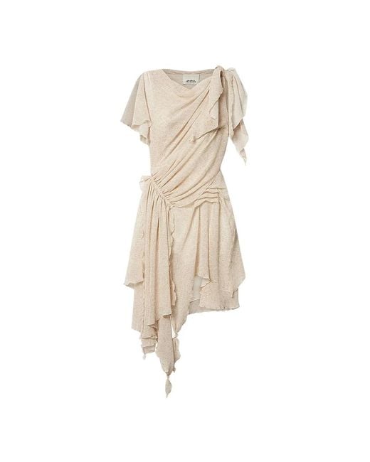 Isabel Marant Natural Short Dresses
