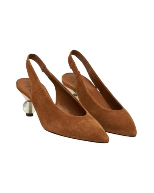 Weekend by Maxmara Brown Orma Slingback Pump