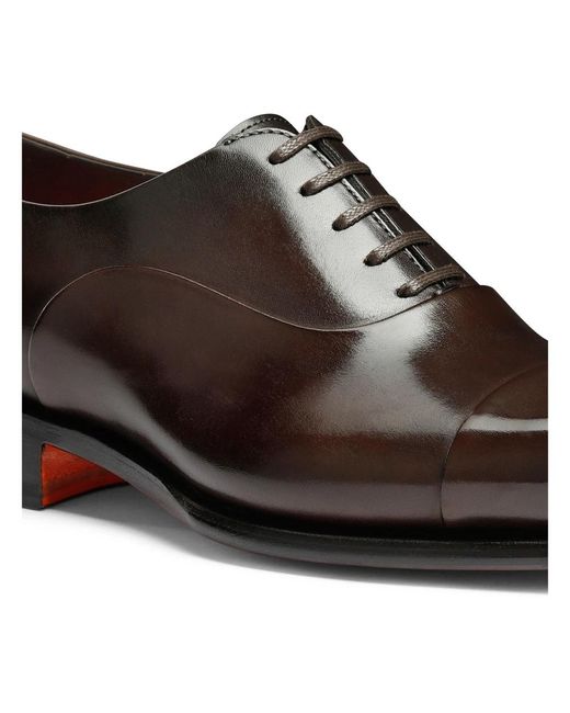 Santoni Brown Business Shoes for men