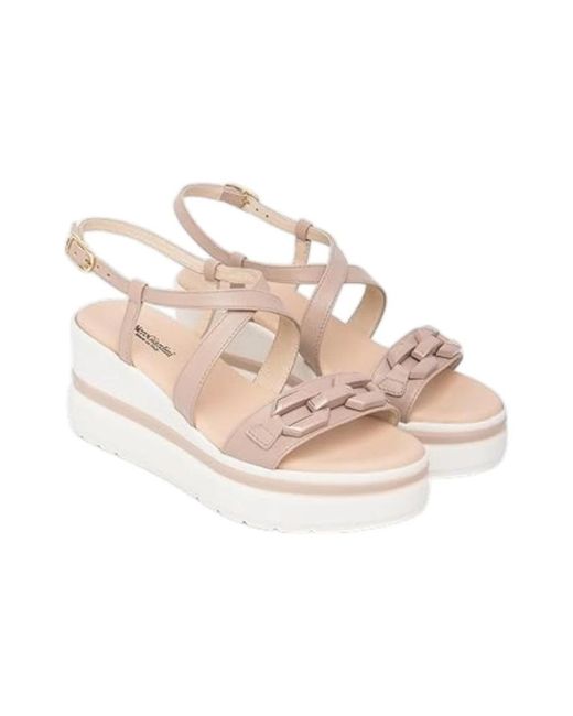 Wedges Nero Giardini de color Pink