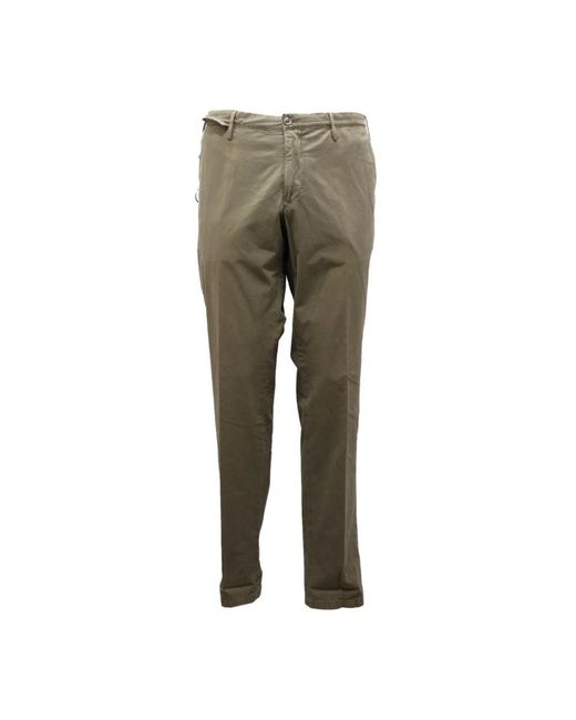 PT01 Green Slim-Fit Trousers for men