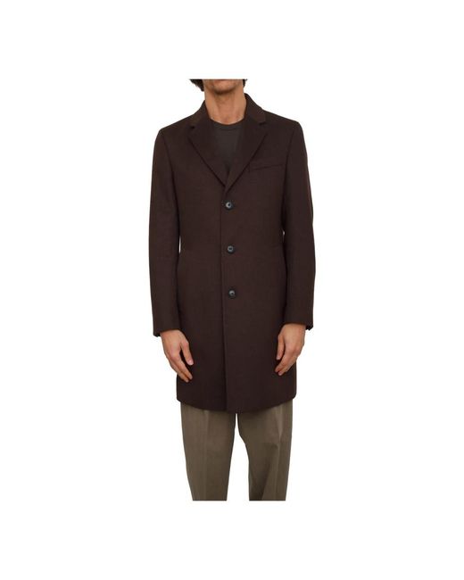 HUGO Jassen ,Bruin ,Wol H-Hyde-254 Coat in het Brown voor heren