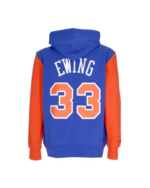 Mitchell & Ness Hoodies in het Blue voor heren