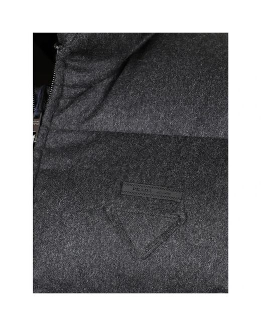 Winter Jackets Prada de hombre de color Black