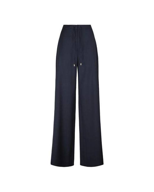 Max Mara Blue Wide Trousers