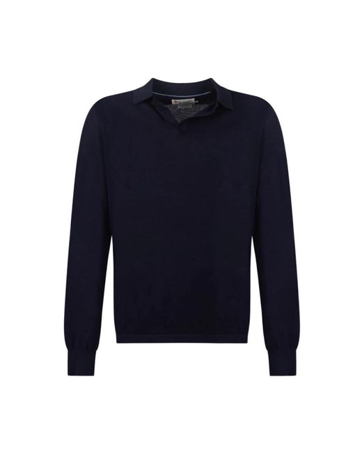 Mc2 Saint Barth Blue Polo Shirts for men