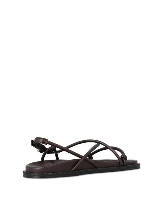 Max Mara Black Flat Sandals