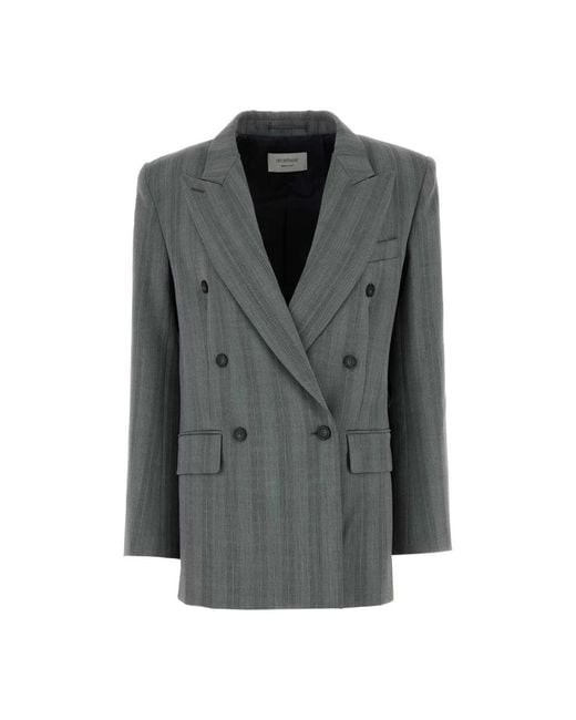 Sportmax Gray Blazers