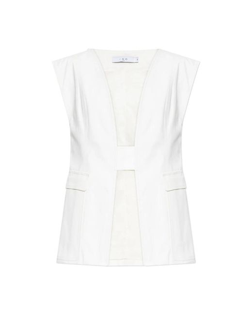 IRO Jassen ,Wit ,Katoen Bessy Vest in het White