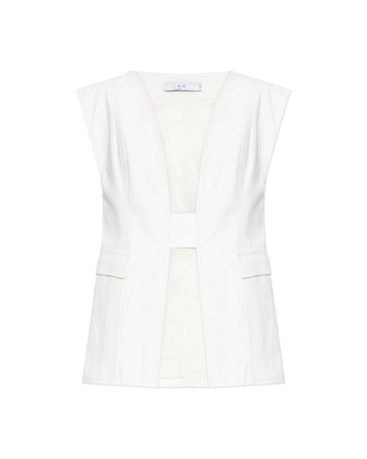IRO Jassen ,Wit ,Katoen Bessy Vest in het White