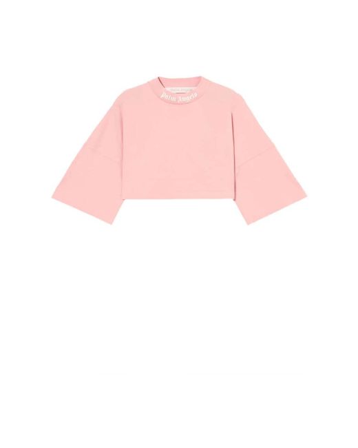 Palm Angels Pink T-Shirts