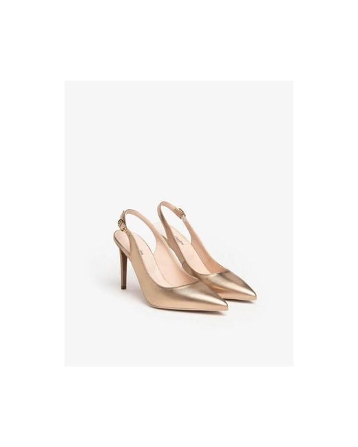 Nero Giardini White Slingback Pump