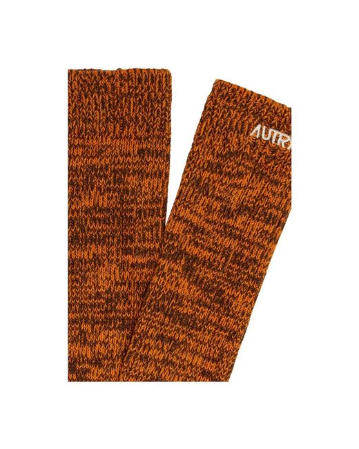 Autry Brown Socks for men