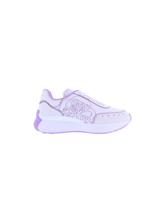 Alexander McQueen Purple Sneakers