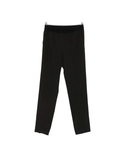 Ermanno Scervino Black Slim-Fit Trousers