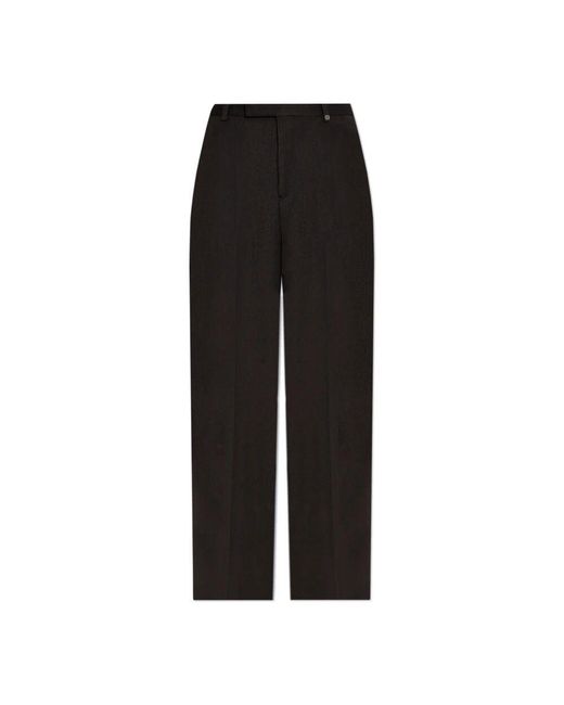 Burberry Plissierte hose in Black für Herren