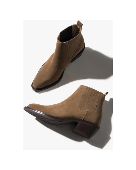 ESTRO Brown Cowboy & Biker Boots