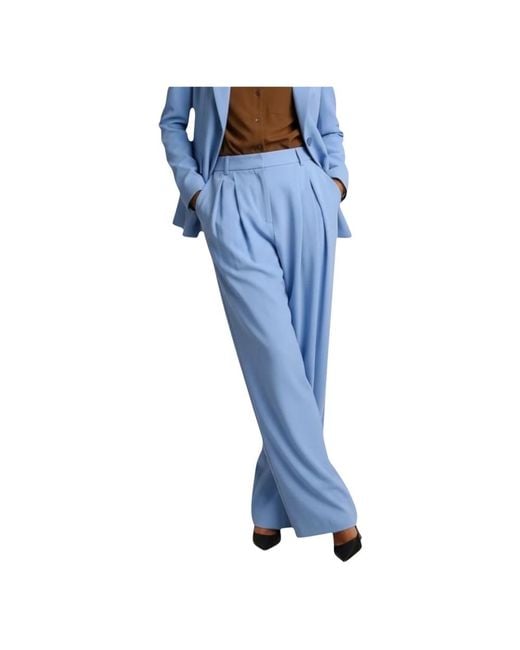 Imperial Blue Wide Trousers