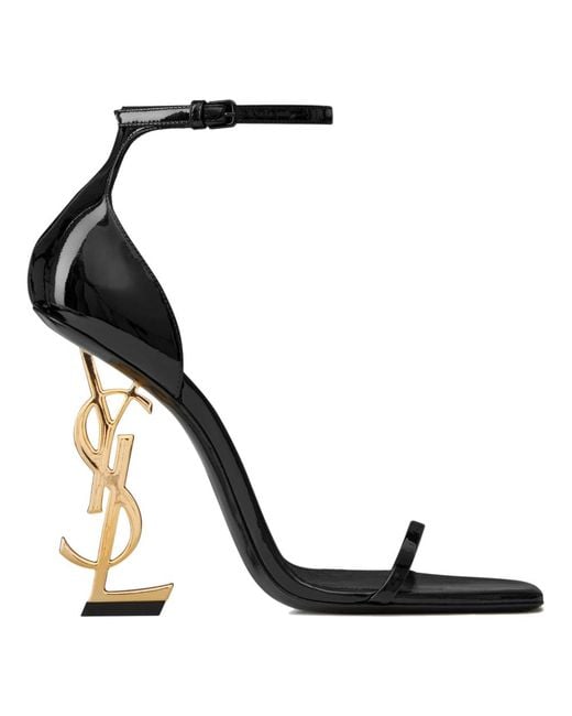 Saint Laurent Black High Heel Sandals