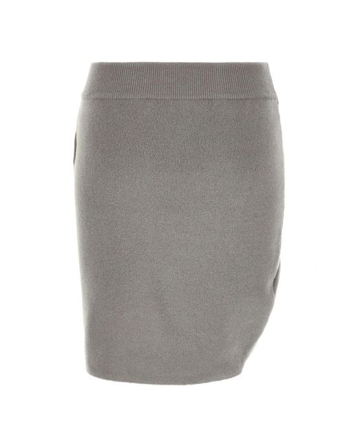 GIUSEPPE DI MORABITO Gray Short Skirts