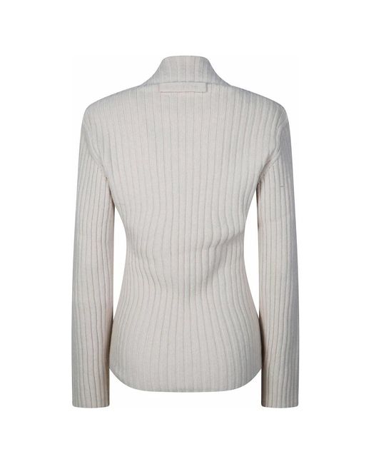Victoria Beckham Gray Turtlenecks