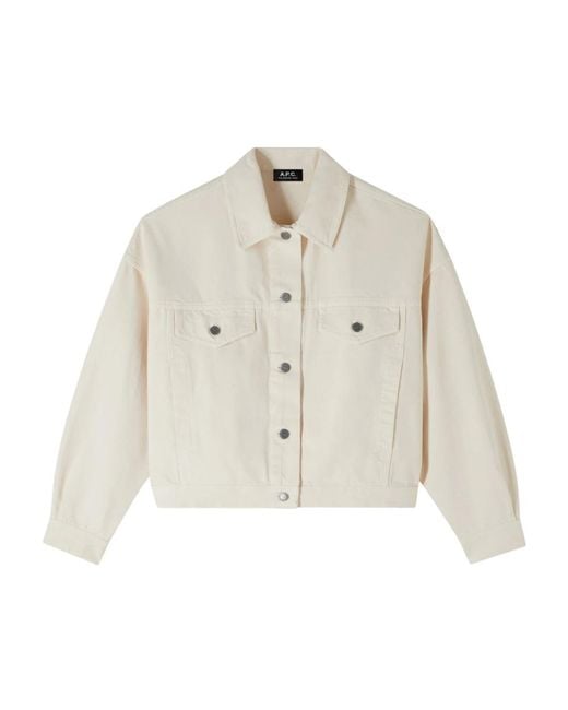 A.P.C. Natural Denim Jackets