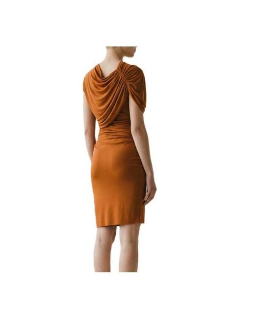 Rick Owens Brown Party Dresses