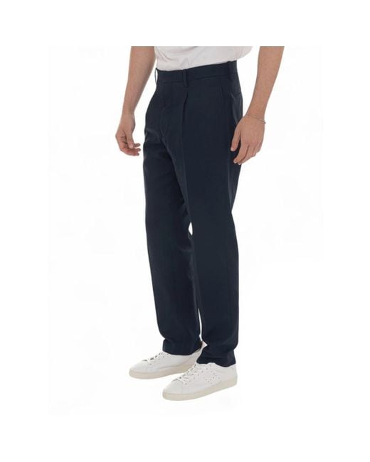 hindustrie Blue Suit Trousers for men