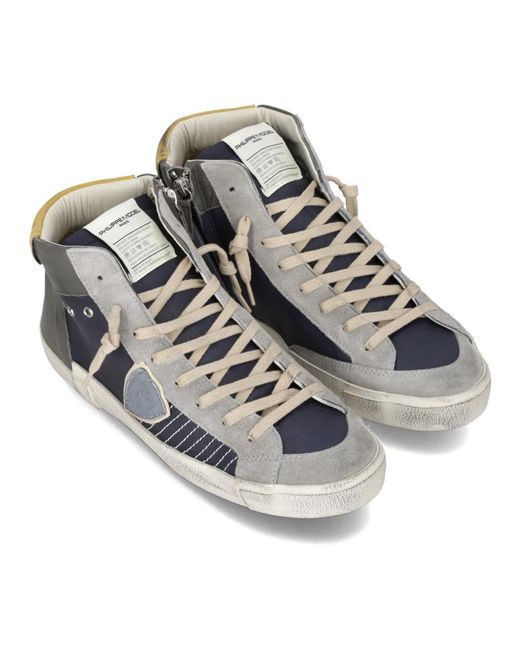 Philippe Model Gray Sneakers for men