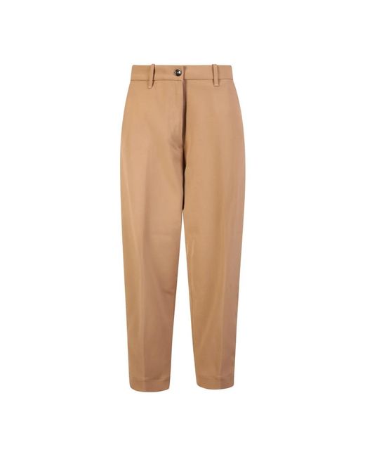 Nine:inthe:morning Natural Tapered Trousers